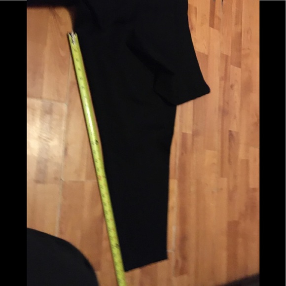 Faux Leather Ponte Leggings Ava & Viv Black 3x - Picture 6 of 7